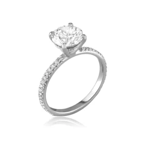 Gold Diamond Engagement Ring